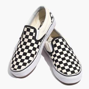 Vans Classic Slip-On Sneakers Black Checkerboard